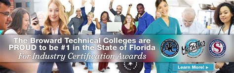 Additional <b>college</b> credit may be awarded with the attainment of additional industry credentials. . Broward technical colleges